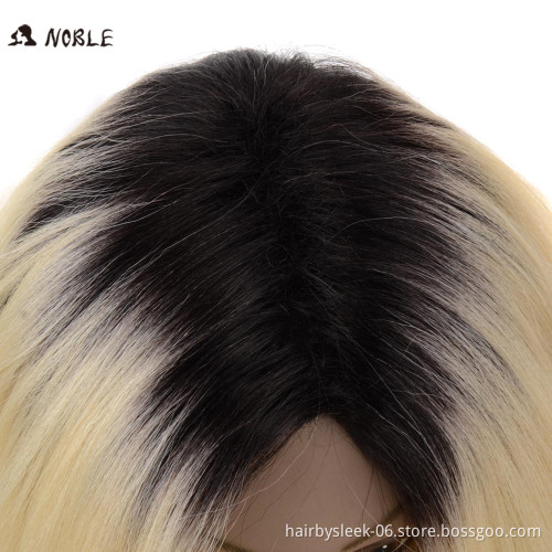 Rebecca fashion brand 10 Inches Straight Ombre Blonde Wigs Short Bob Wigs Heat Resistant Fiber Synthetic Hair Wigs For Women